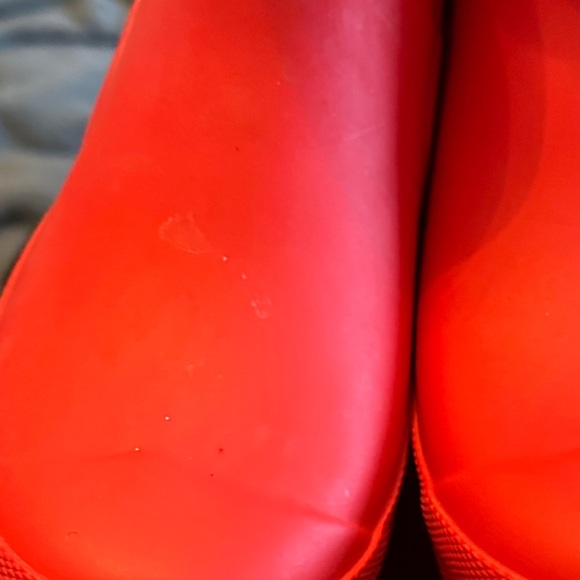PRICE FIRM NO OFFERS Hunter Women’s  Bright Red Rain Boots - Picture 12 of 14
